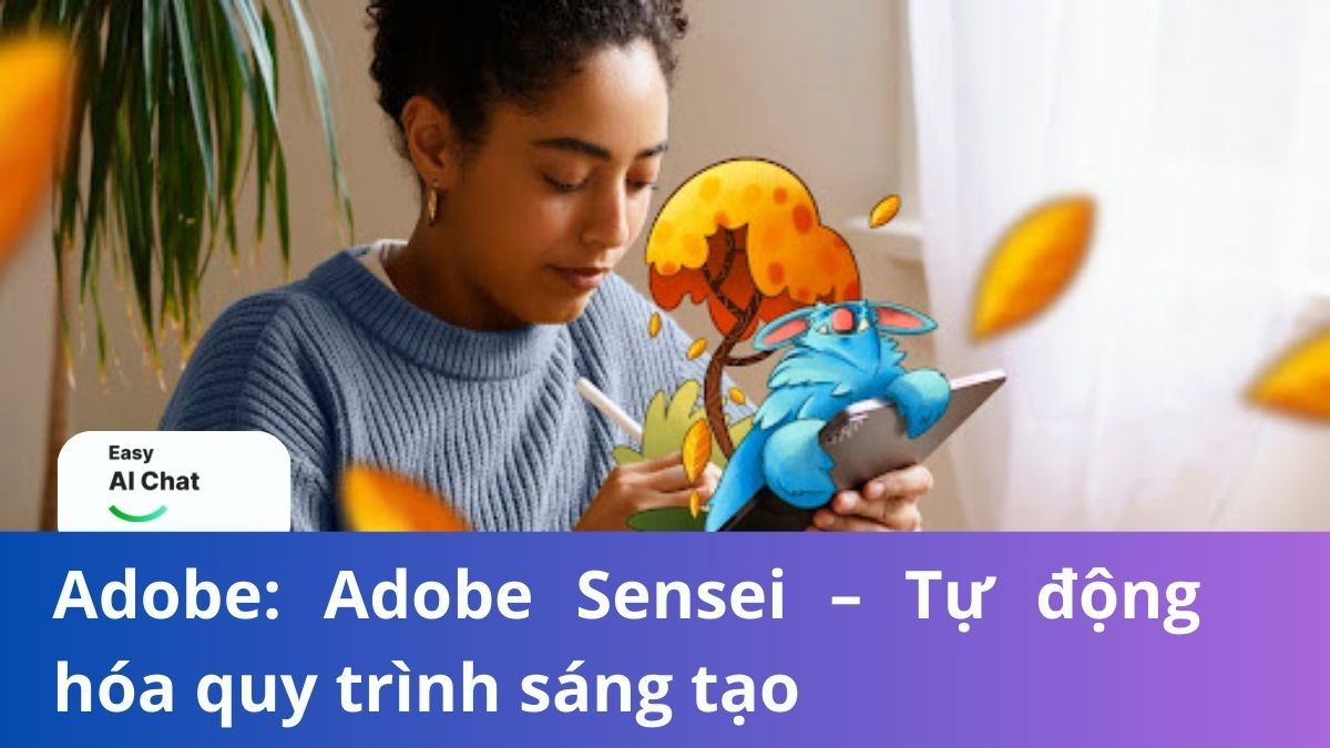 Adobe: Adobe Sensei – Tự động hóa quy trình sáng tạo