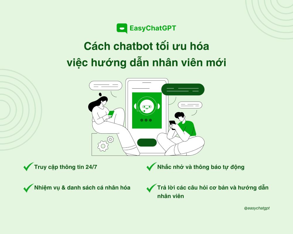 Ứng dụng chatbot AI cho doanh nghiệp trong việc tối ưu quy tr&igrave;nh hướng dẫn nh&acirc;n vi&ecirc;n mới