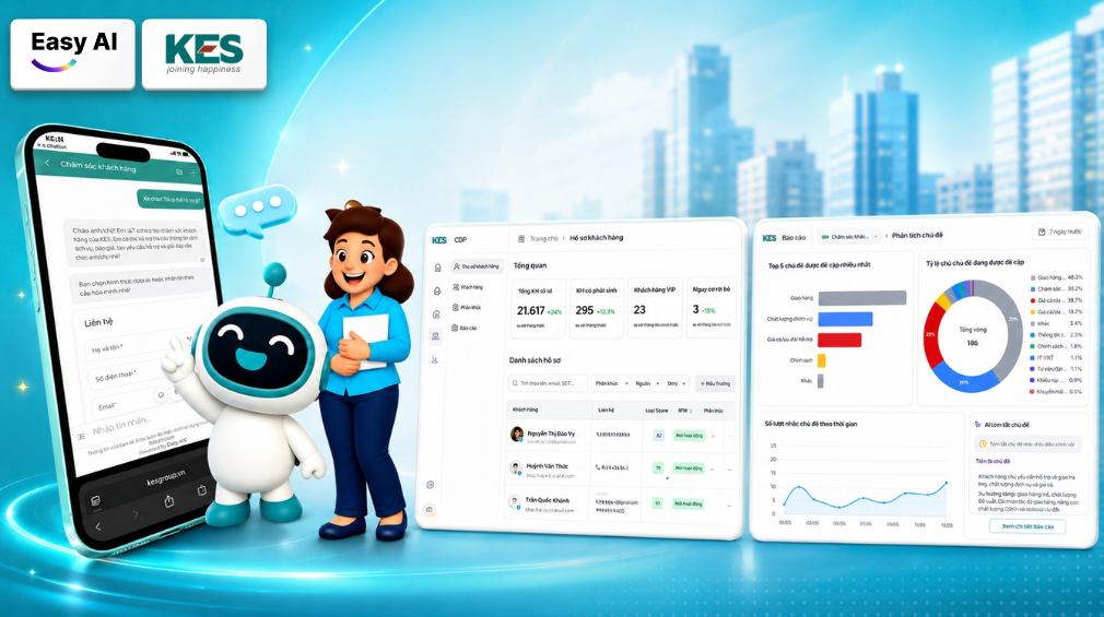 KES triển khai AI thành công cho cả khách hàng bên ngoài và hệ thống nội bộ