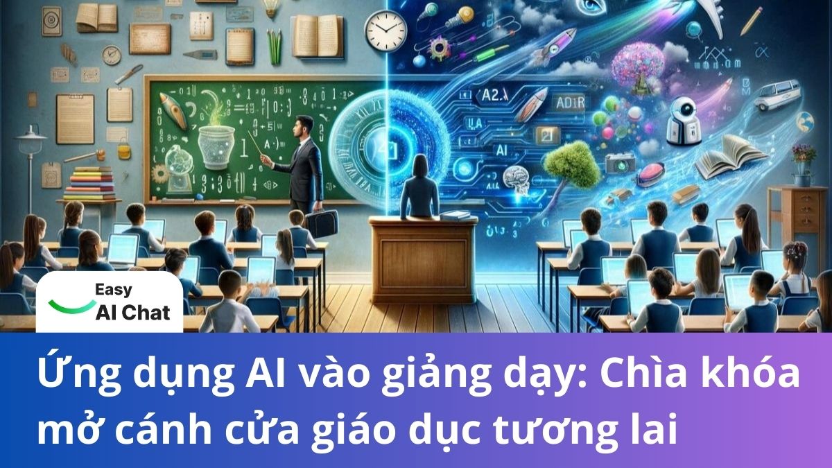 Ứng dụng AI vào giảng dạy: Chìa khóa mở cánh cửa giáo dục tương lai